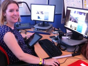 Audrey sur ses écrans